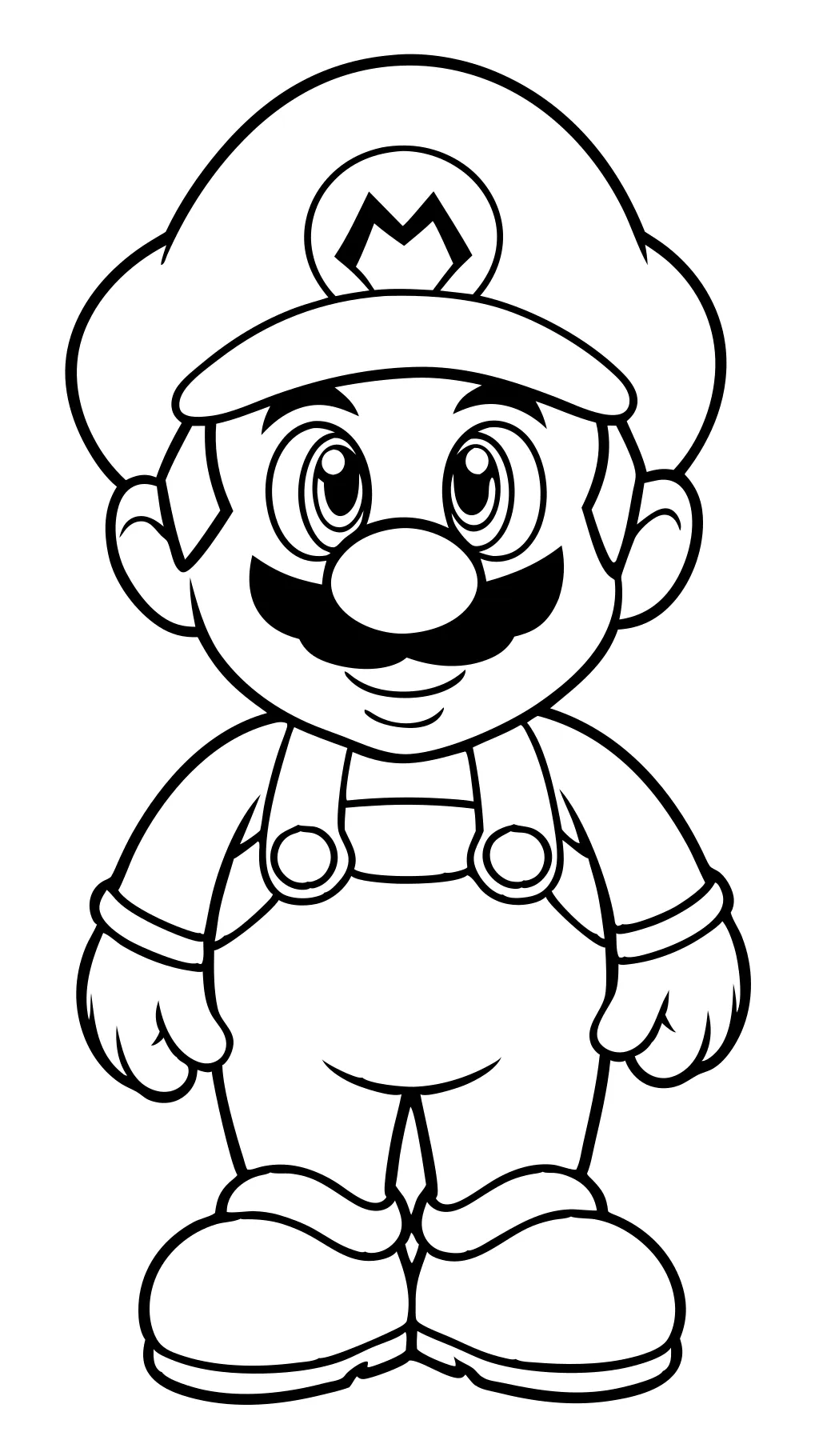 imprimable tous les personnages super mario coloriages